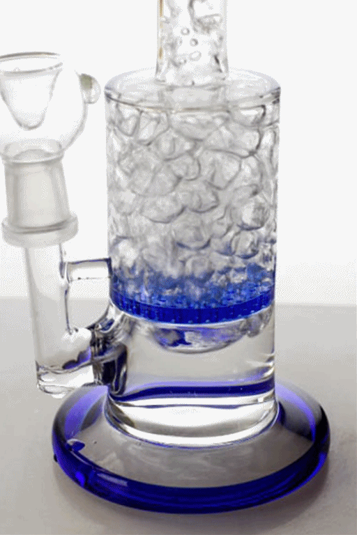 8.5 inches honeycomb flat diffused bubbler Glass Rig ONE