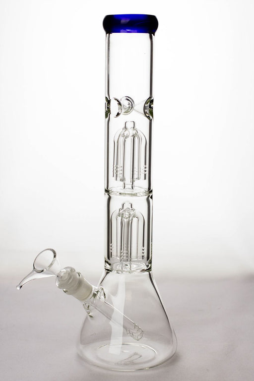 14.5" double tree arm percolator water bongs Glass Bong ONE