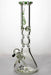 14.5 inches genie color dot curved tube beaker water bong-Green-4200 - One Wholesale
