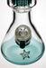 18 inches genie 12 arms beaker colored bottom water bong- - One Wholesale