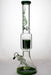 18 inches genie 12 arms beaker colored bottom water bong-Green-4207 - One Wholesale
