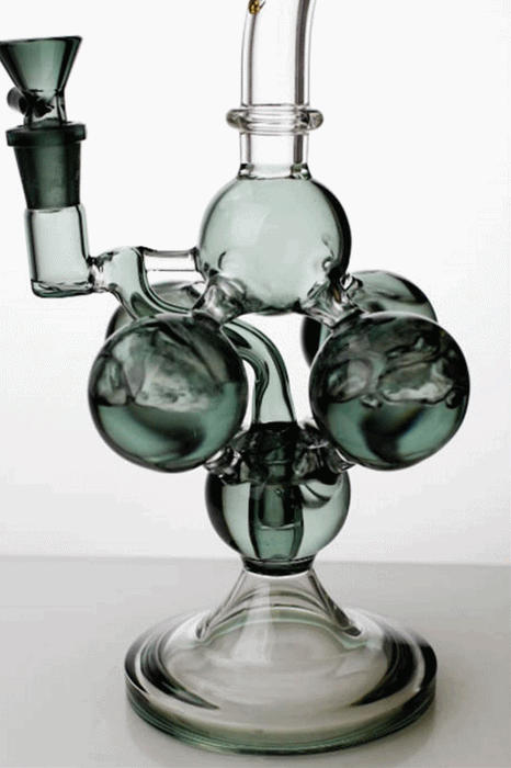 10" genie 6-ball chamber recycled bubbler- - One Wholesale