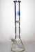 18 inches genie color dot curved tube beaker water bong-Blue-4218 - One Wholesale