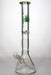 18 inches genie color dot curved tube beaker water bong-Green-4219 - One Wholesale