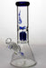 11" genie glass 6-arm beaker water bong-Blue-4225 - One Wholesale
