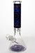 14" geometric design heavy glass beaker water bong-D-4233 - One Wholesale