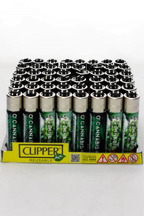Clipper Refillable Lighters [LT1001RAE] - Display of 48 Lighter Canadian Distributor O'Cannabis