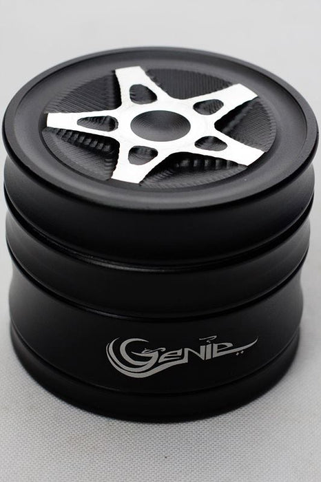 Genie 5 spoke rims aluminium grinder-Black - One Wholesale