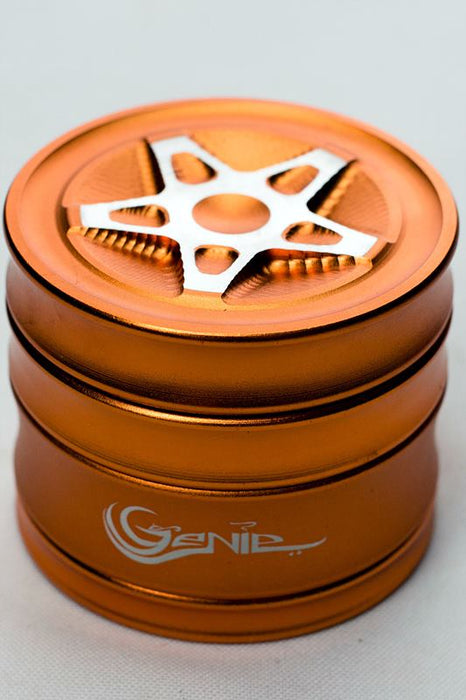Genie 5 spoke rims aluminium grinder-Orange - One Wholesale