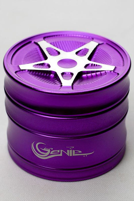 Genie 5 spoke rims aluminium grinder-Purple - One Wholesale