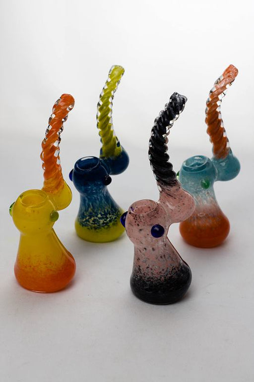 6" single chamber twist bubbler- - One Wholesale