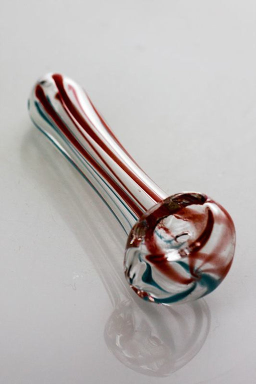 3" Soft glass 4304 hand pipe pack  (10 ea / pack)- - One Wholesale