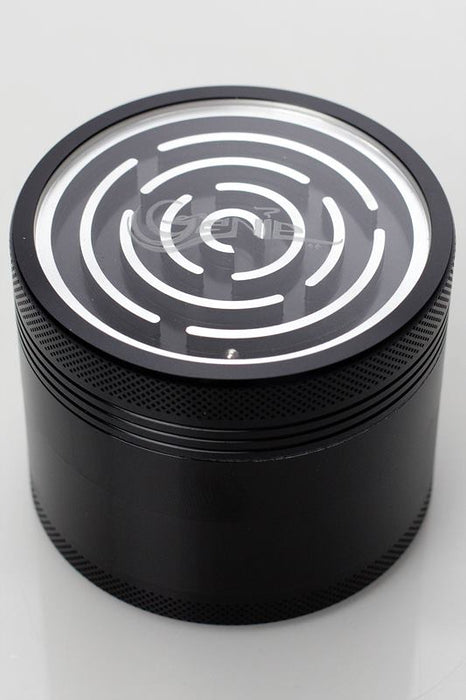 Genie metal ball maze  aluminium grinder-Black - One Wholesale