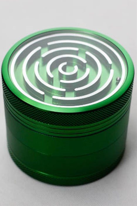 Genie metal ball maze  aluminium grinder-Green - One Wholesale