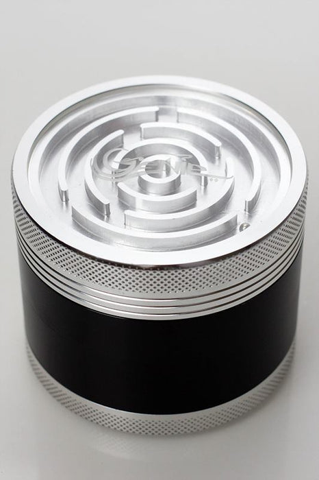 Genie metal ball maze  aluminium grinder-Silver - One Wholesale