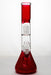 12  inches double dome percolator patterned beaker water bong- - One Wholesale