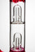12  inches double dome percolator patterned beaker water bong- - One Wholesale