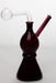 7" Oil burner water pipe Type C-Dark Red - One Wholesale