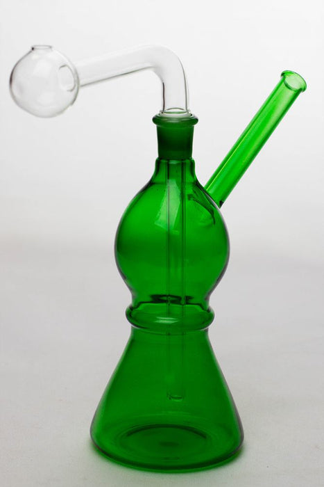 7" Oil burner water pipe Type C-Green - One Wholesale