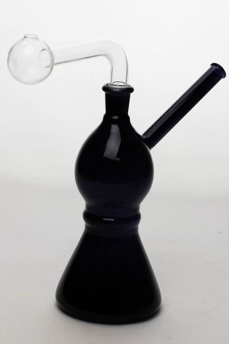 7" Oil burner water pipe Type C-Black - One Wholesale