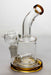 7 inches inline diffused bubbler-Amber - One Wholesale