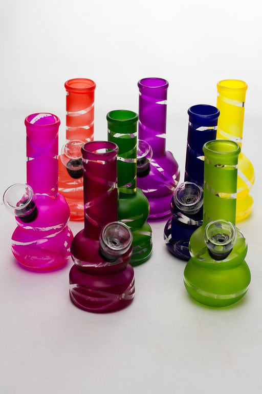 5" color glass mini water bong Glass Bong ONE