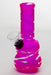 5" color glass mini water bong-Pink-4385 - One Wholesale