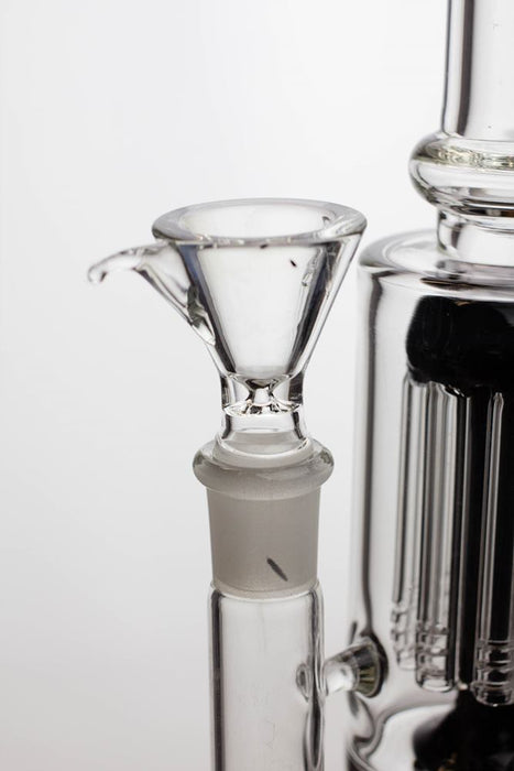14" infyniti 8-arm percolator bent neck water Bong- - One Wholesale