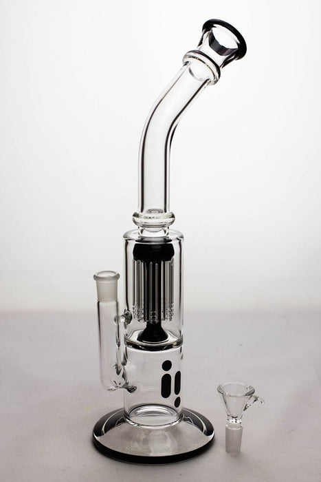 14" infyniti 8-arm percolator bent neck water Bong- - One Wholesale