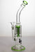 14" infyniti 8-arm percolator bent neck water Bong-Green - One Wholesale