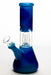 8" Sunflower-D dome percolator beaker water bong Bongs ONE Blue-4430