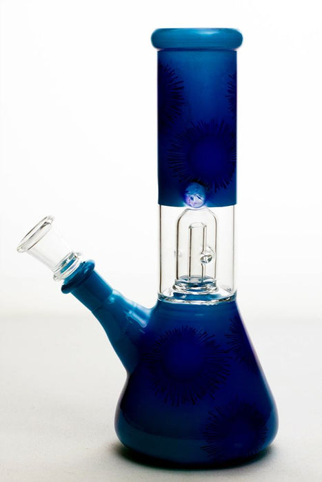 8" Sunflower-D dome percolator beaker water bong Bongs ONE