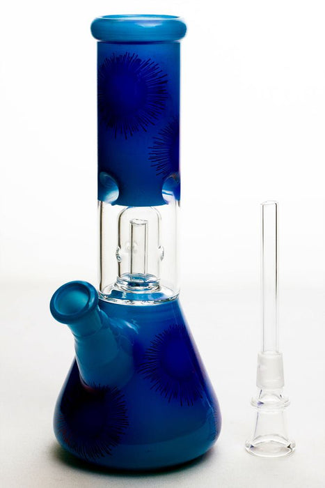 8" Sunflower-D dome percolator beaker water bong Bongs ONE