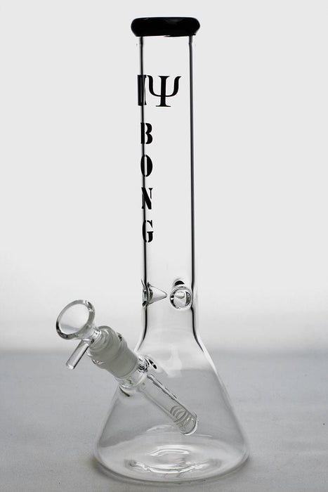 11.5 inches My bong beaker glass water bong-Black - One Wholesale