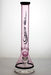 18 inches genie 9 mm color-tube and clear-bottom beaker water bong- - One Wholesale