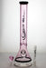 18 inches genie 9 mm color-tube and clear-bottom beaker water bong- - One Wholesale