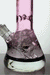 18 inches genie 9 mm color-tube and clear-bottom beaker water bong- - One Wholesale