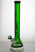 18 inches genie 9 mm color-tube and clear-bottom beaker water bong-Green - One Wholesale