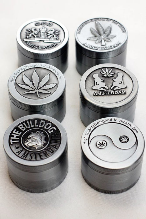 4 parts A.H. silver metal grinder- - One Wholesale