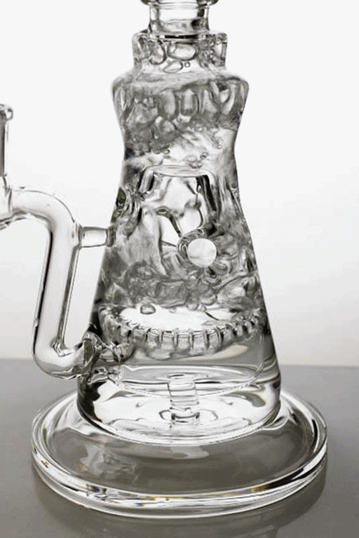 10.5" drum-diffuser bubbler with a banger Glass Bong ONE