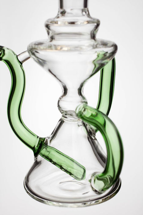 8 in.  three-hole diffuser recycler bong- - One Wholesale