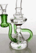 8 in.  three-hole diffuser recycler bong- - One Wholesale