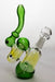 8 in. 2-in-1 dual chamber diffused bubbler-Green-4465 - One Wholesale