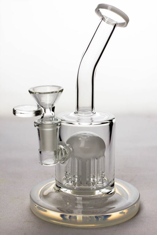 7" bent neck bubbler with 8-arm diffuser Glass Bong ONE