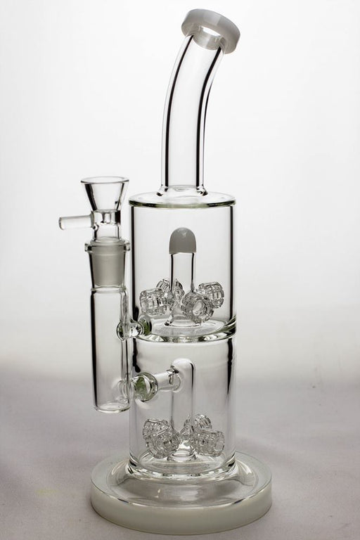 12 in. mini-barrel diffuser glass water bong Glass Bong ONE