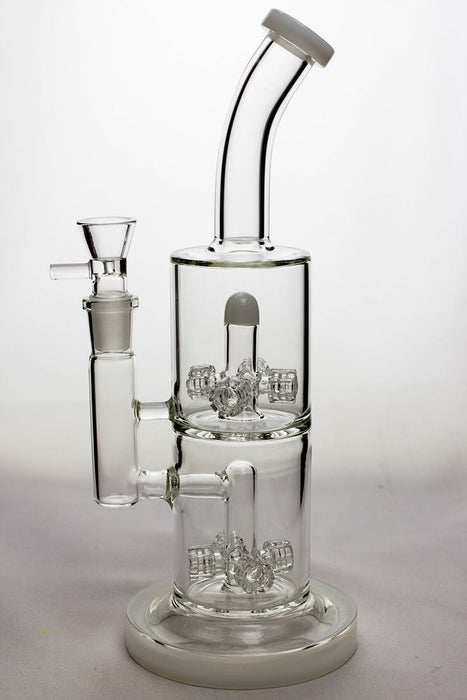 12 in. mini-barrel diffuser glass water bong- - One Wholesale