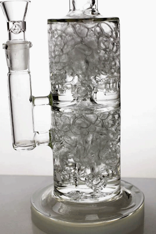 12 in. mini-barrel diffuser glass water bong Glass Bong ONE