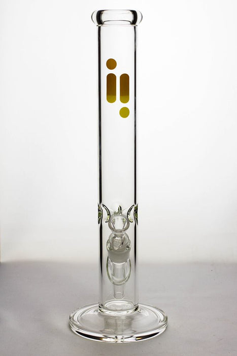 16 in. infyniti glass clear tube glass water bong- - One Wholesale