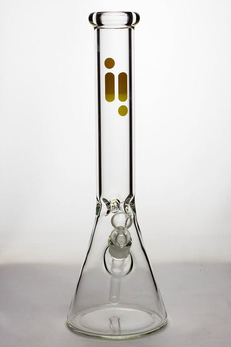 16 in. infyniti glass clear glass beaker water bong Beaker Bong ONE
