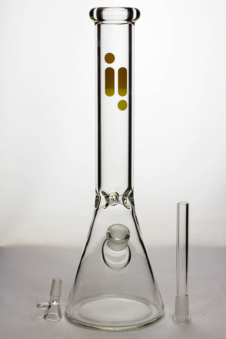 16 in. infyniti glass clear glass beaker water bong Beaker Bong ONE